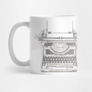 vintage typewriter 3 Mug